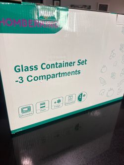 Glass container set
