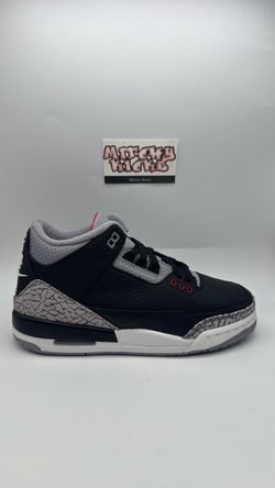 Jordan 3 Retro Black Cement (2024) (GS) Sz. 6Y