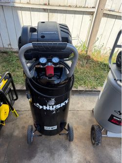 Husky 20 Gal. 200 PSI Oil Free Portable Vertical Electric Air Compressor
