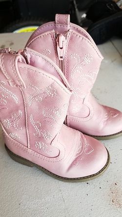 Pink cowgirl boots