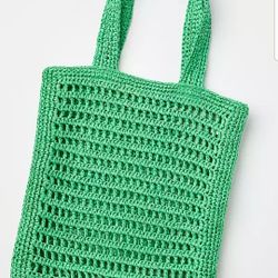 Crochet Raffia Tote