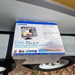  LOWRANCE ELITE - 5 HDI  GOLD 