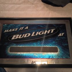 Bud light mirror