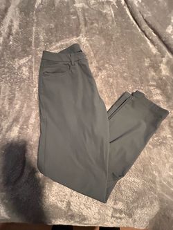 lululemon Men’s Gray Athleisure Pants 31 Regular Pockets Button