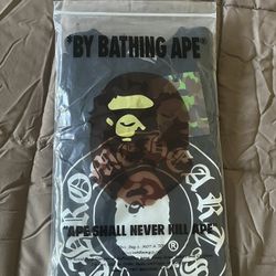 Bape x Chrome Hearts Black Street Tee (Size M) 