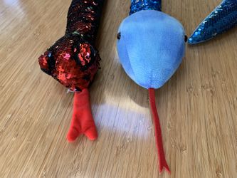 Stuffed Animal Sequins Snakes