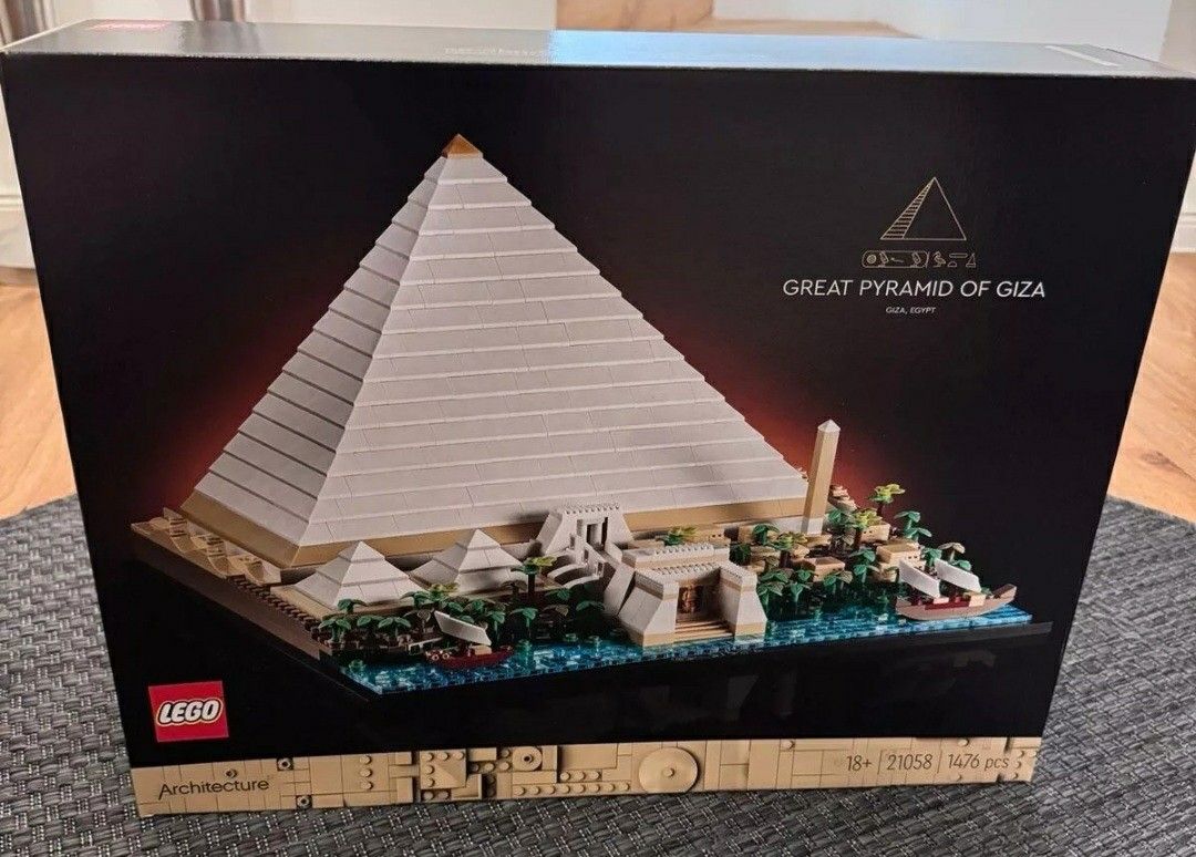 Lego Architecture Great Pyramid of Giza 21058 Building Kit 1476 Pcs