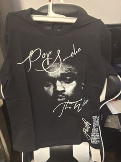 Black Vlone Tshirt Pop Smoke