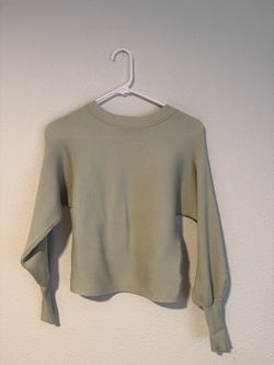 Green sweater (size small)
