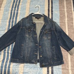 Plus Size Denim Jacket 