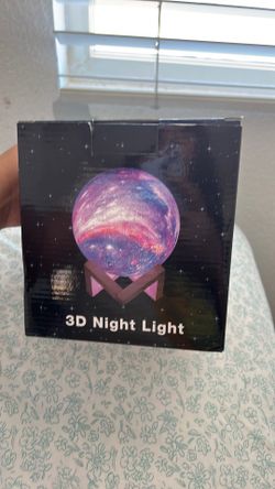 it’s a 3-D moon nightlight