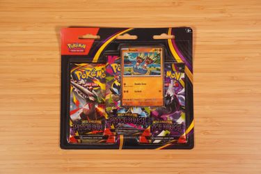 Pokémon TCG: Mega Evolution Pitch Black 3-Pack Blister with Binacle Promo Card
