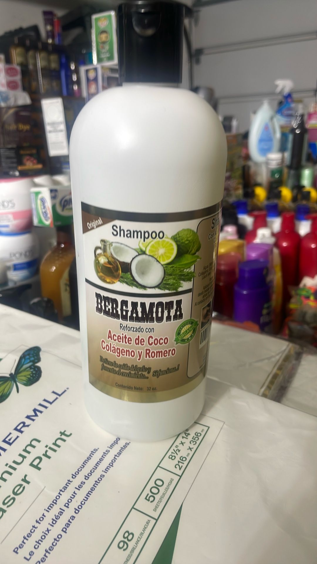Shampoo de Coco con Romero bueno para la caída de cabello