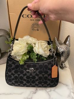 Black coach bag for women
