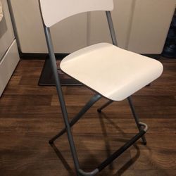 White Foldable Directors White Chair 