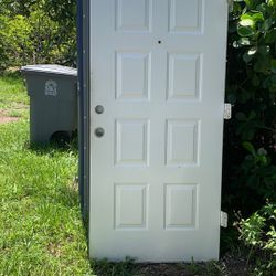 metal exterior front door 36’80