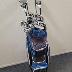 Men's Callaway and Taylormade Golf Clubs Set 