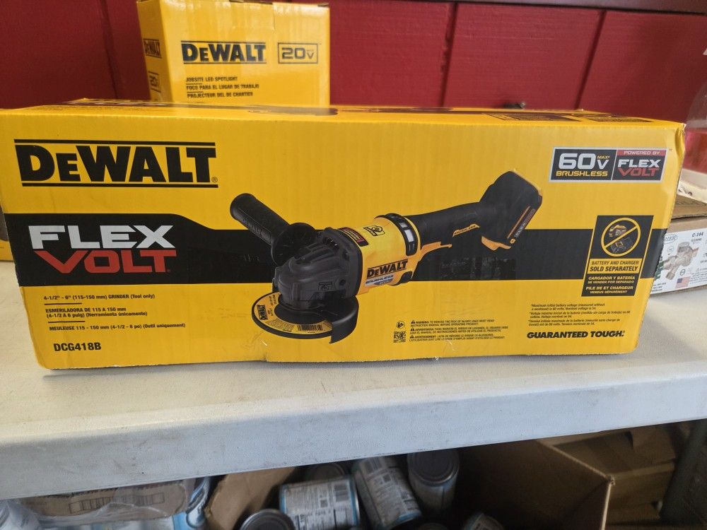 Dewalt 4 1/2-6" Grinder (Tool Only) 