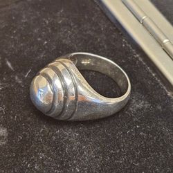 925 sterling silver size 5.5 ring retro futuristic beehive