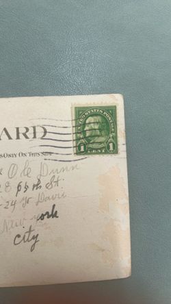 Vintage 1931 Postcard - George A. Brockway Residence, Cortland, NY