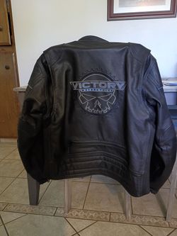 Victory motorcycles XL leather jacket