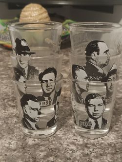 One of a kind mobster shot glasses