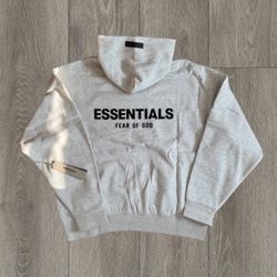 Light Grey Oatmeal Essential Hoodie