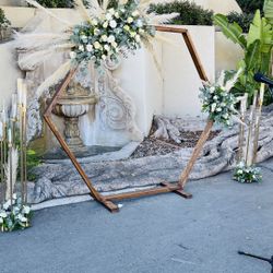 Backdrops And Balloon Garlands