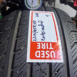 1Used tire 🛞 semi new 🆕 225/40R18” Continental 🧨🧨🧨