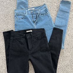 Womens Levis skinny jeans size 27