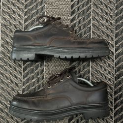 Timberland Men's Brown Leather Boots Size 11.5M