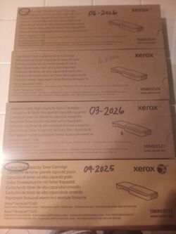 Xerox Toner YELLOW/MAGENTA/CYAN/BLACK