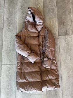 Lieblingsstuck Brand Rose Beige Oversized Women’s Hooded Puffer Coat Size  38 / Medium