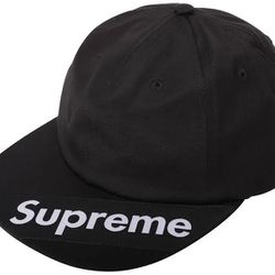 Supreme Visor Label 6-Panel Cap Hat