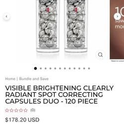 Elizabeth Arden  Sealed Brand New Skincare Capsules Value $200 Half Off 
