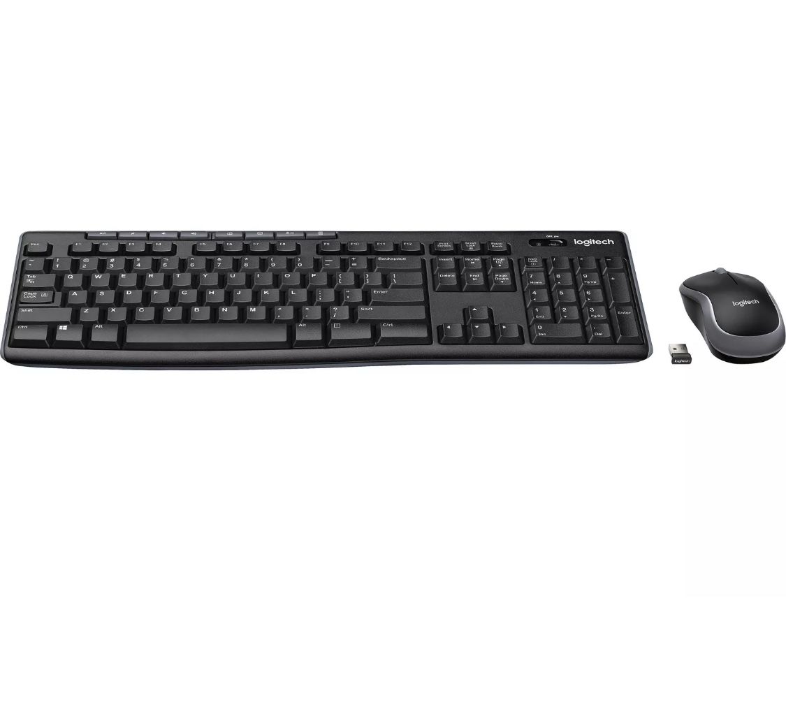 Logitech Combo MK270 Wireless Keyboard & Mouse Black (920-004536) 57256 NEW!