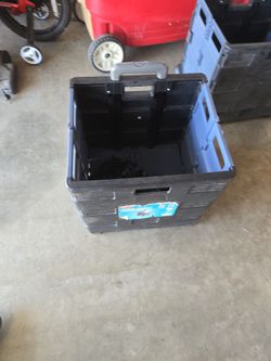 Folding crate