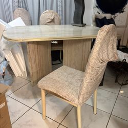 Dining Table And Four Chairs 