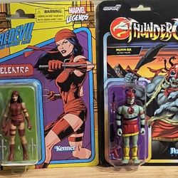 Thunder Cats Mumm-Ra The Ever-Living Vs Marvel Legends Elektra