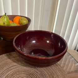 Brown vintage mixing bowl