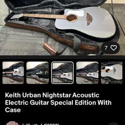 Keith Urban Nightstar Acoustic Electric Guitar Special Edition With Case