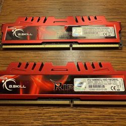 G Skill 16gb Ram (8x2) DDR3 1866 Desktop