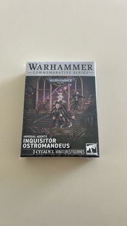 Warhammer 40K Inquisitor Ostromandeus Commemorative Series