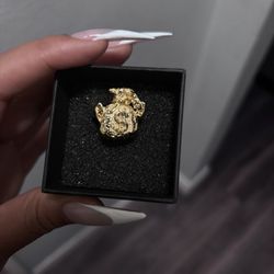 Gold Plated Money Bag Ring 