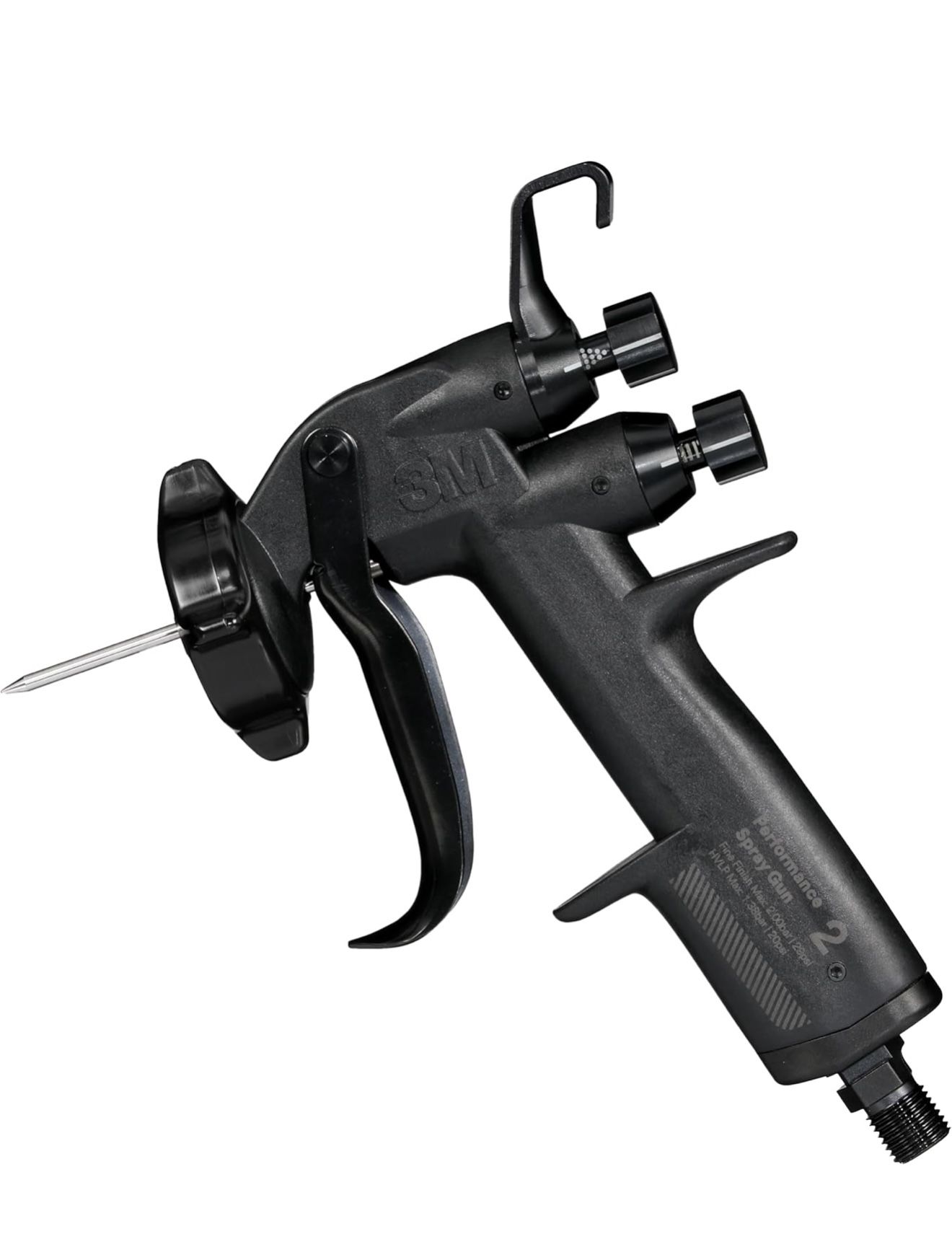 3M Performance Spray Gun 2 with 3M Performance Air Flow Control Valve, 26852, for Industrial Paint and Coating Applications, Precision Performance, Cl