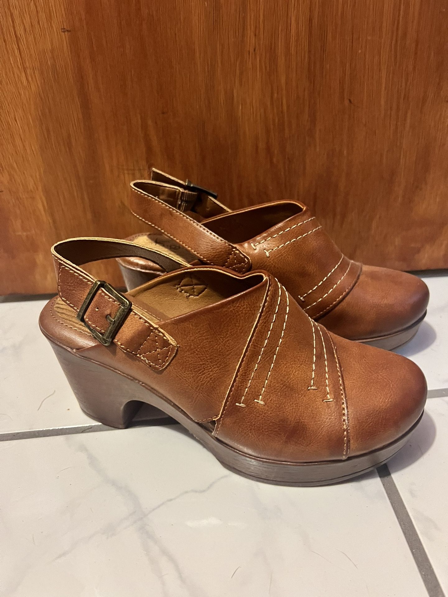 Leather Wedges Size 7