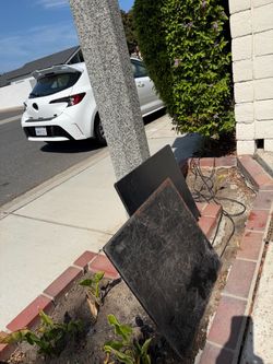 Scrap Metal umbrella bases