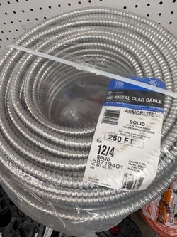 New MC metal clad cable 12/4