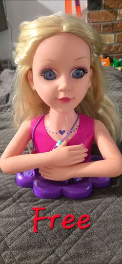 Doll Head for Hair Styling Kids, Hair Salon Toy