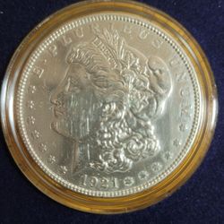 1921 MORGAN SILVER DOLLAR MS69